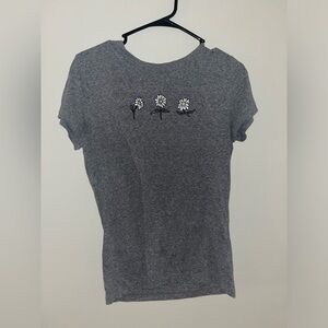 Deep gray Tee.